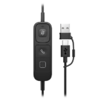 HP Poly Mission 415 USB Headset_Connector_Monaural_Classic_Foam_Catalog_TransparentBG_OFF_Front_6020350