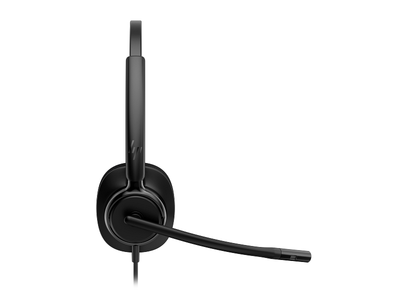HP Poly Mission 415 USB Headset_Monaural_Classic_Foam_Catalog_TransparentBG_BoomDown_RightProfile_5799750